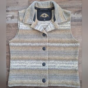 County Clothing Co Cheyenne Collection Western Fleece Vest Size S